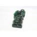 Statue idol Handcrafted Figurine Natural Green Jade Stone God Ganesha Ganesh G14